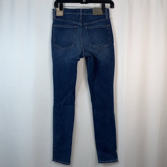 Madewell 9" Mid-Rise Skinny Jeans Medium Wash- 25- NWT - Picture 10 of 15